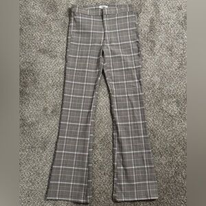 Garage Brown Plaid Trousers